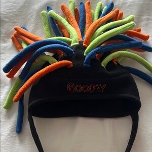 Disney Goofy Black Hat with Colorful Noodles
